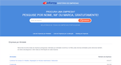 Desktop Screenshot of infoempresas.com.pt