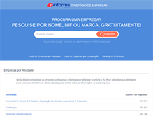 Tablet Screenshot of infoempresas.com.pt